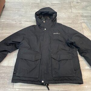 Eddie Bauer Men's WeatherEdge Superior Down Jacket black XL